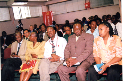 Delegates follow proceedings